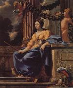 Simon Vouet Allegorical Portrait of Anne d'Autriche oil